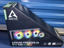ARCTIC Liquid Freezer III Pro 420 A-RGB - PC Water Cooler AIO Cooling CPU