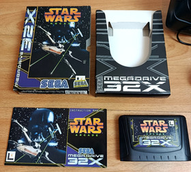 SEGA 32X Console, Spacer, Boxed Star Wars Arcade Tested & Working PSU Cable