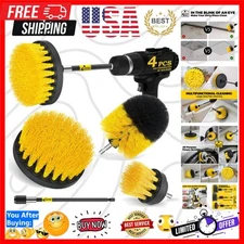 Extended  Drill Brush Set - Efficient Cleaning for Hard-to- Areas