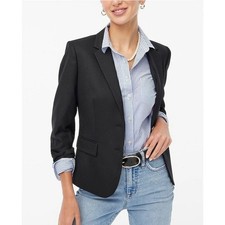 J. Crew Factory Original Schoolboy Blazer Jacket Wool Blend Academia Career 00P