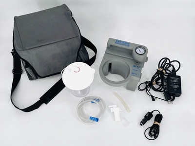 #ad DeVilbiss 7305P D Homecare Suction Machine 2 Power Adapters Case Acc. *READ* $125.00