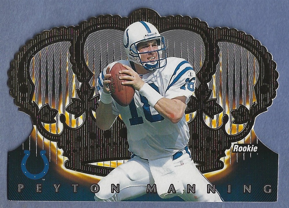 1998 Crown Royale Football #54 Peyton Manning Rookie Card Colts HOF