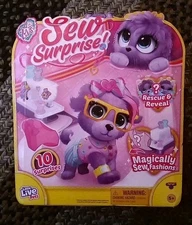 Little Live Pets Scruff A Luvs Sew Surprise! PURPLE Plush Surprise Rescue Pet