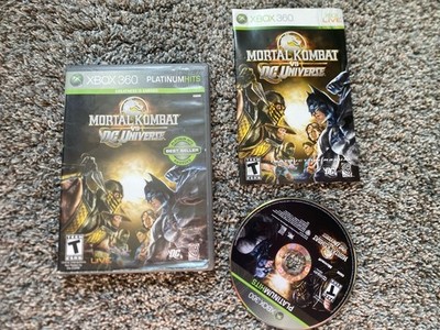 Mortal Kombat vs. DC Universe (Xbox 360, 2008) Game Complete w/ Manual TESTED
