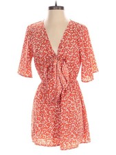 Boohoo Women Orange Casual Dress 8
