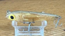 Vintage Cisco Kid "SALTY CISCO" #1100 Fishing Lure - Gold Flash with Silver Back