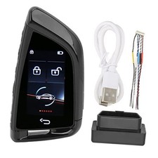 Smart Remote Car Key LCD Screen 5.0 Anti Key Loss Keyless Entry Auto Lock