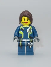 LEGO female Agents Trace girl ponytail minifigure 8633 8635 8637 8970