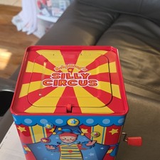 Schylling Silly Circus Jack-in-the-Box Tin Toy 2010 PA-16973