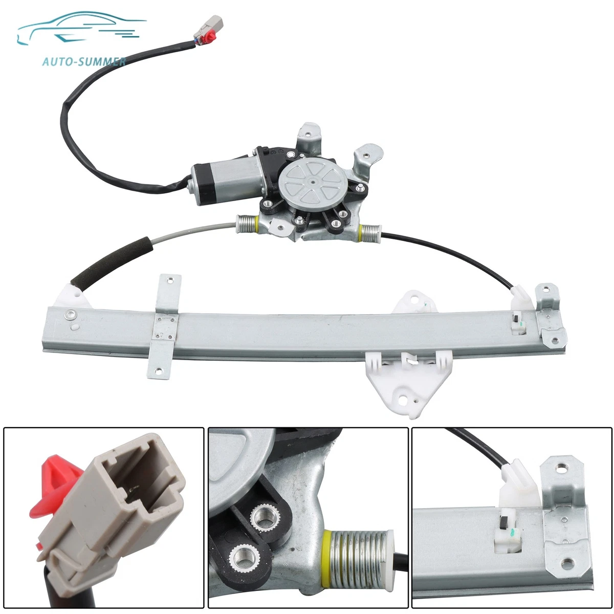 Regulador De Ventana Eléctrico Delantero Izquierdo Con Motor – Para Honda Fit 2007-2008, 6 Pines, ¡sube Y Baja Sin Fallos!