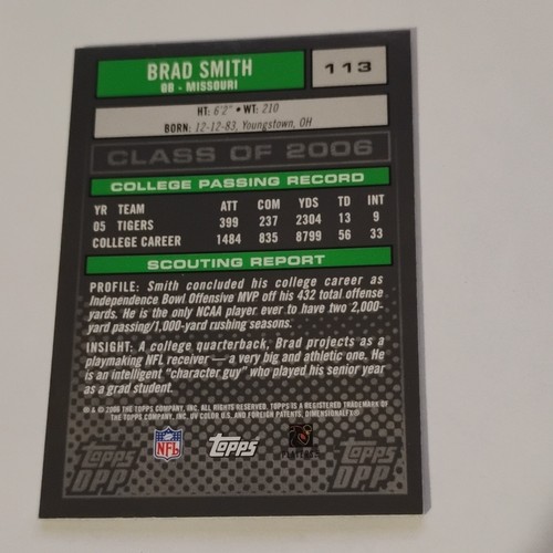 2006 Topps Draft Picks and Prospects (DPP) - Class of 2006 Rookies Brad ...