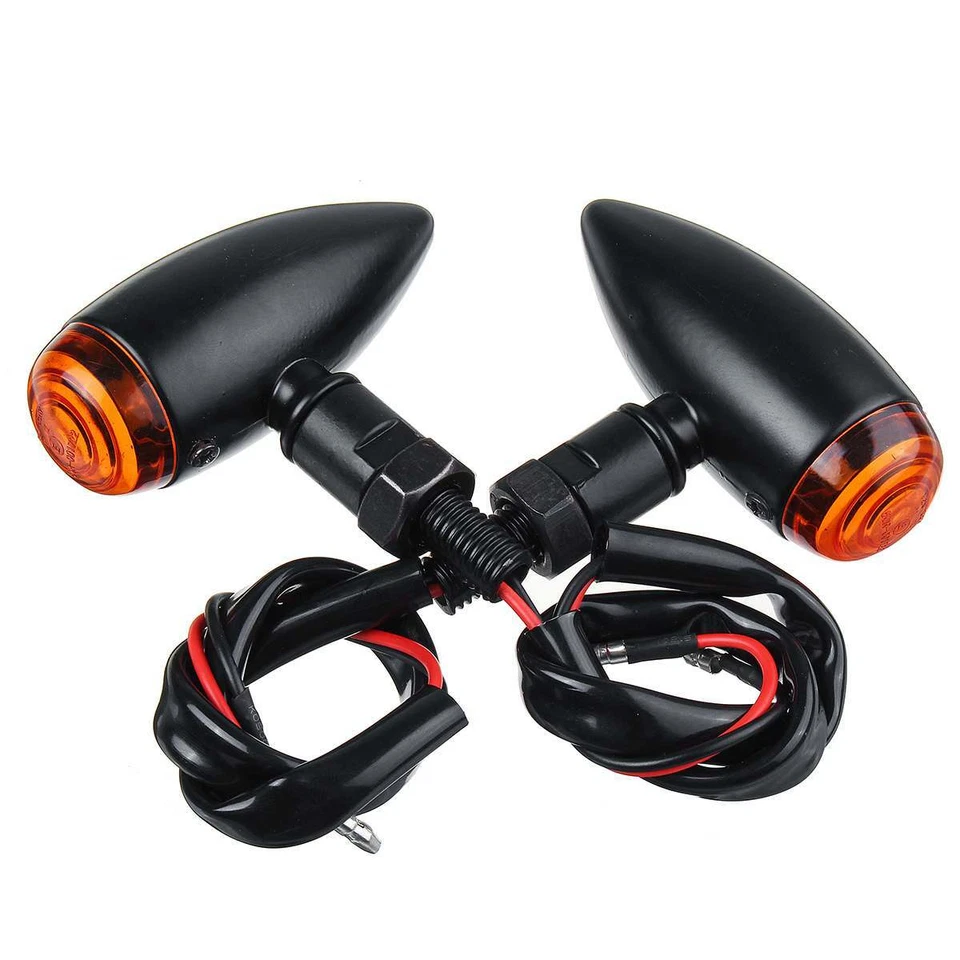 4x For Harley Davidson Sportster 1200 883 Motorcycle Turn Signals Light Blinkers - Image 4 of 4