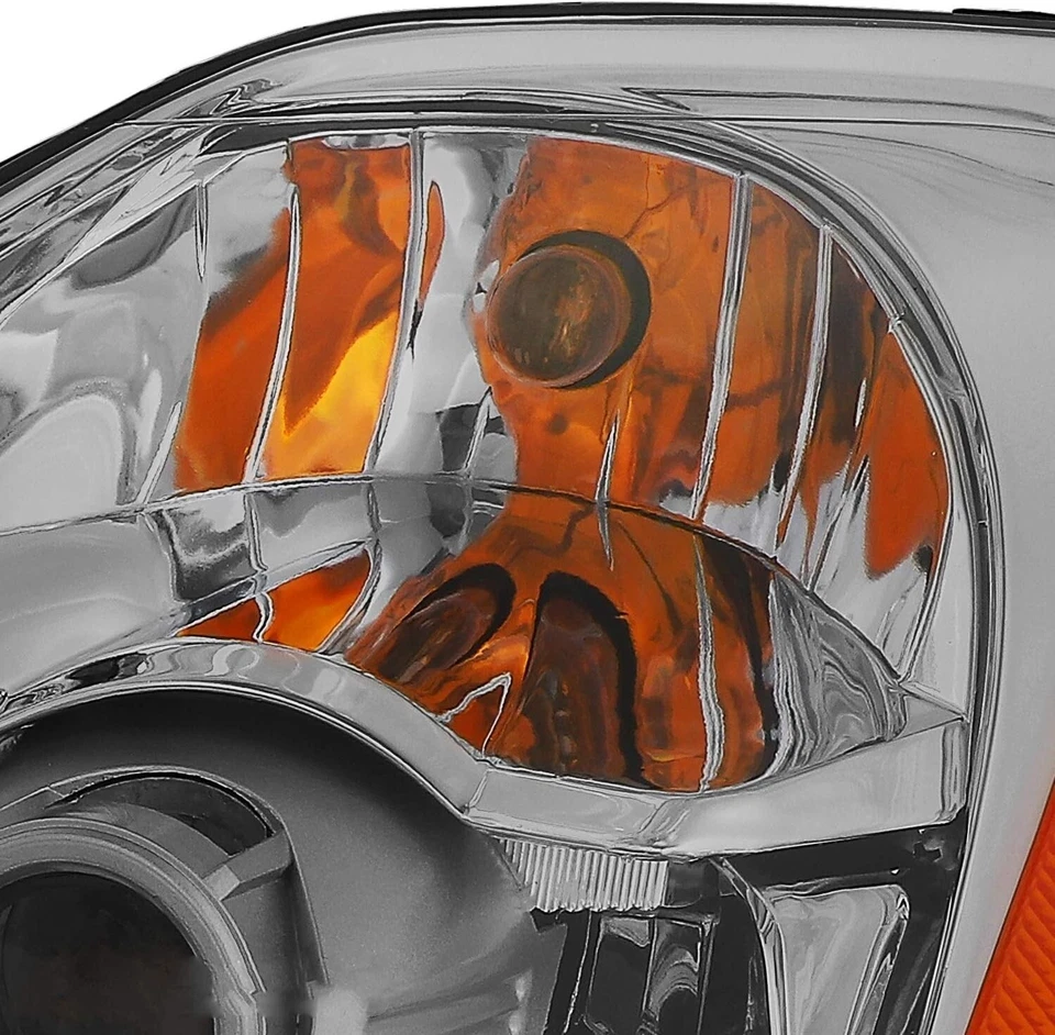 Par de faros cromados HID izquierda+derecha OE repuesto para Nissan 350Z 2003-2005 Foto 4 de 4