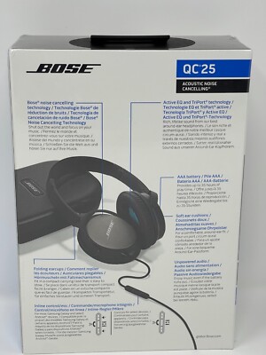 Bose QuietComfort 25 QC25 Noise Canceli Ear-Cup Headphones Apple