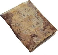 USGI Military Individual Desert Camouflage Net 5'x8' Sniper Veil Ghillie Suit