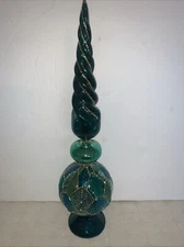 Frontgate Collection Peacock Christmas Tree Topper NIB