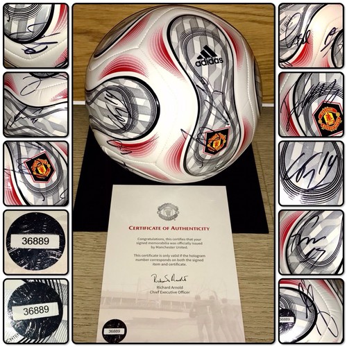MUFC Hologramm COA #36889 Certified Manchester United 2022/2023 Signed Ball - Bild 1 von 16