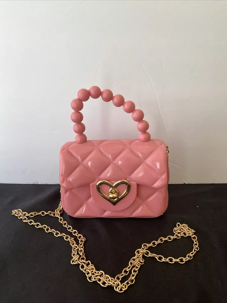 Pink Jelly Coach Purse