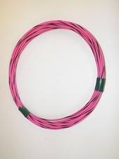 AUTOMOTIVE WIRE 18GAUGE HIGH TEMP GXL 25FEET PINK/BLACK MOTORCYCLE CAR TRUCK
