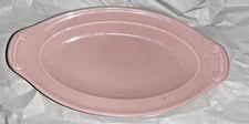 Vintage Taylor Smith & Taylor Luray Pastels Pink Pickle Dish Retro Kitchen