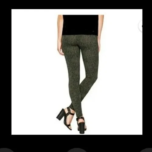 Matty M. Leggings Material Grueso con Banda Elástica Ancha - Estampado Ejército Talla L Foto 2 de 3