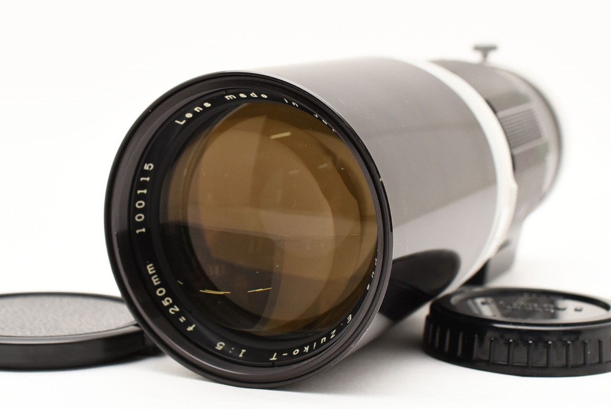 Olympus E.Zuiko-T 250mm f/5 MF Telephoto Lens Pen F FV FT