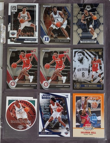 New Orleans Pelicans 39 Card Lot: Zion, Paul, Ingram, Daniels, Murphy, Jones - Picture 15 of 20