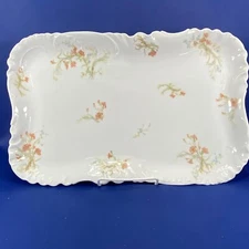Antique HAVILAND LIMOGES “ST. LAZARE” 14.25" x 9” Serving Platter c.1894-1931