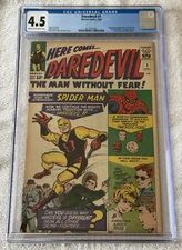 Daredevil #1 CGC 4.5 (1964) 1st app. of Matt Murdock, Foggy Nelson, & Karen Page