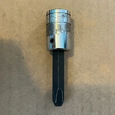 Snap-on FP42B USA 3/8" drive Phillips #4 Long Bit Socket Driver