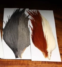 Hareline Dubbin 4 COLOR STREAMER STARTER CAPE SET - 4 Colors