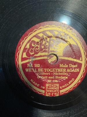 1932 O'DELL & HUDSON 8'' WE'LL BE TOGETHER AGAIN DONT YOU SAY SORRY ECLIPSE 183