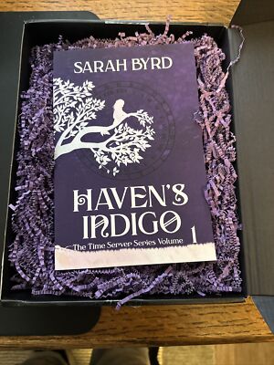 Haven's Indigo by Sarah Byrd-Time Server Vol 1- Exclusive Ring Brand New
