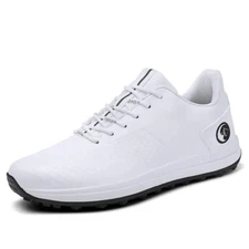 Professional Golf Shoes Men's Anti Slip Outdoor Sneakers Lace-up Walking Shoes