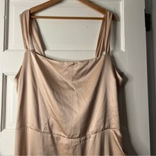 Reformation Isolene Satin Dress Plus Bridesmaid Wedding Formal Size 24