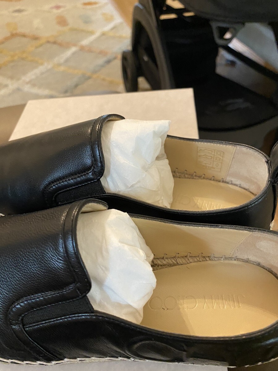 Jimmy Choo Lichi Flat With Embossed Choo- Black Size 37 . | eBay Jimmy Choo Lichi Flat With Embossed Choo- Black Size 37 . | eBay