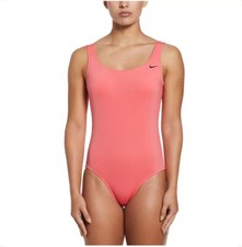 Nike Sea Coral U-Back One-Piece Bathing Suit M