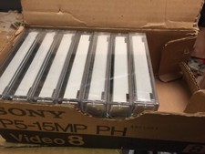 Sony P5-15mp Lot De 7 K7 Vierge Vidéo 8 Neuve Pro