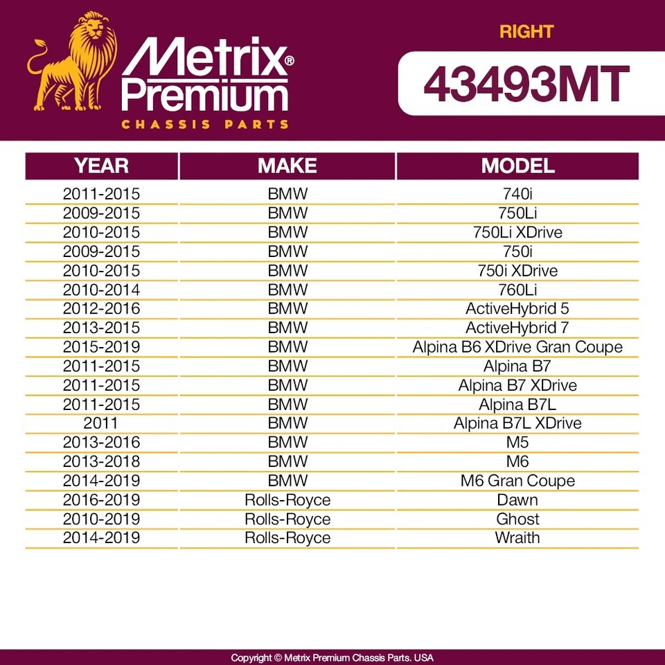 Front Right Tie Rod End Assembly for BMW 528I 535I GT 535D 550I GT 640I 650I M5 - Image 3 of 4