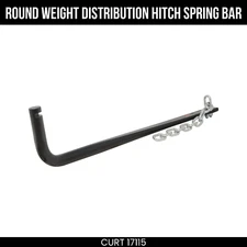 CURT Spring Bar, Round, 10K lbs, Replacement, Fits MV Hitch, 31-5/8 Inch, 17115
