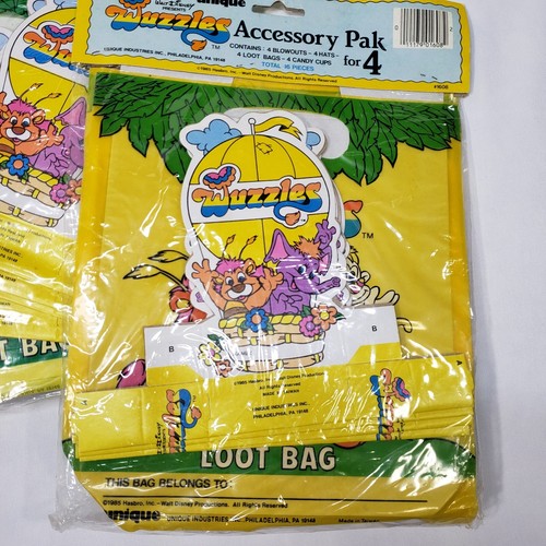Disney Puzzles Geburtstag Party Zubehörpaket Gastgeschenke Hüte Taschen Tassen Vintage 1985 - Bild 7 von 12