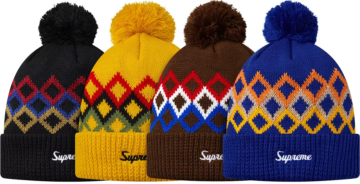 Bonnet noir Supreme Diamonds O/S F/W 14