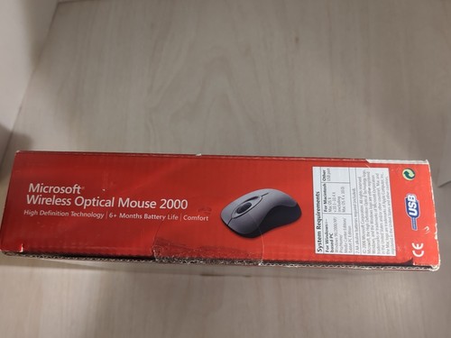 Microsoft Wireless Optical Mouse 2000 dpi1000 USB Receiver NEW - Picture 6 of 7