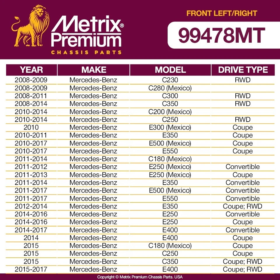 Barra estabilizadora delantera L&R para Mercedes C230 C250 C300 C350 E250 E350 Foto 2 de 4