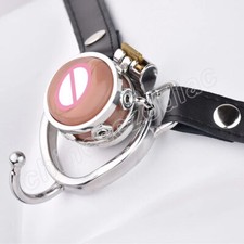 Detachable Shape Chastity Cage Sissy Male Mimic Female Pussy Device Belt Lock