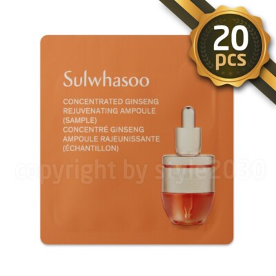 Sulwhasoo Konzentrierte Ginseng Verjüngende Ampulle 1ml x 20 Stück (20ml)