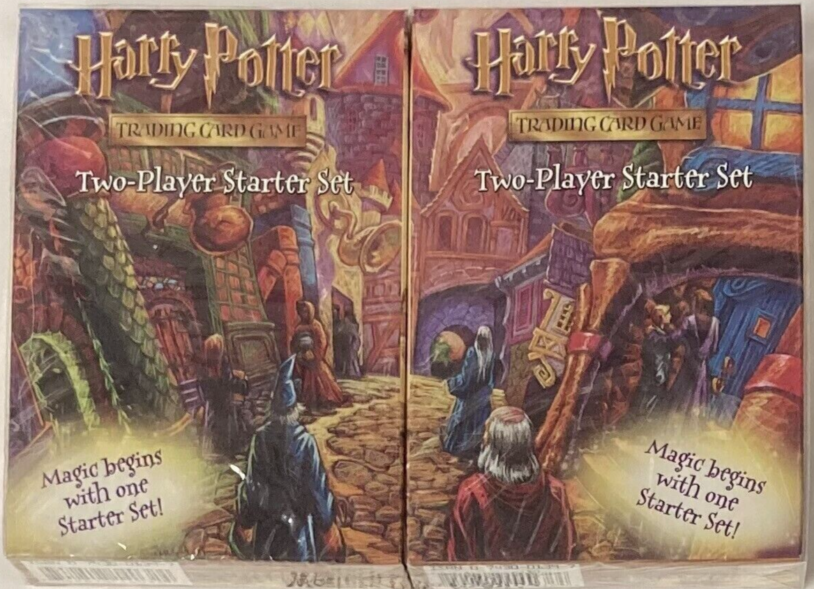 Two 2 Harry Potter Two Player Starter Deck Sets NEW Complete - 2