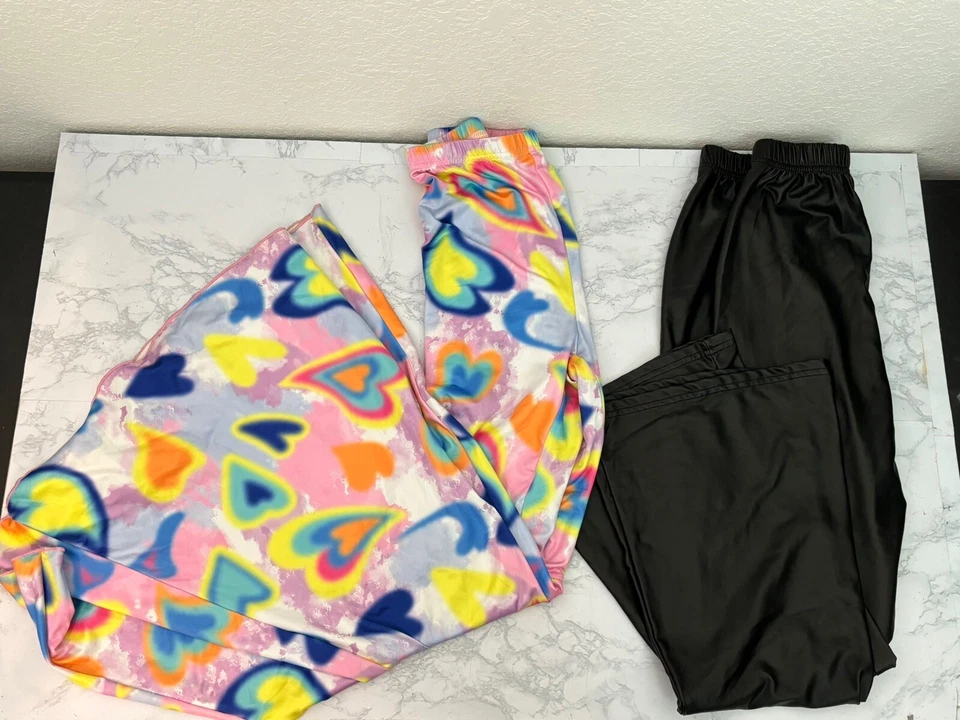 Niñas Shein Adolescente Pantalones Falda 12-13Y Lote De 6 Cintura Elástica Niñas Corazones U1 Foto 3 de 4