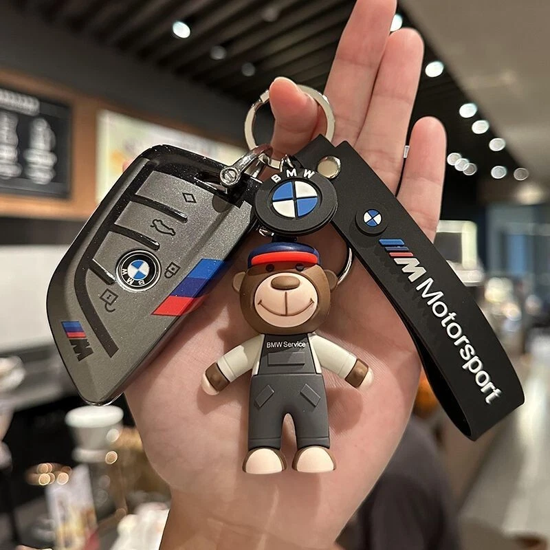 BMW X1 X3 X5 X6 Series 1 2 5 7 TPU Bear Soft Remote Key Fob Cover Case - Bild 2 von 4