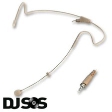 Pulse Mic-2000lj Lightweight Headset Microphone 3.5mm Locking Jack Skin Colour